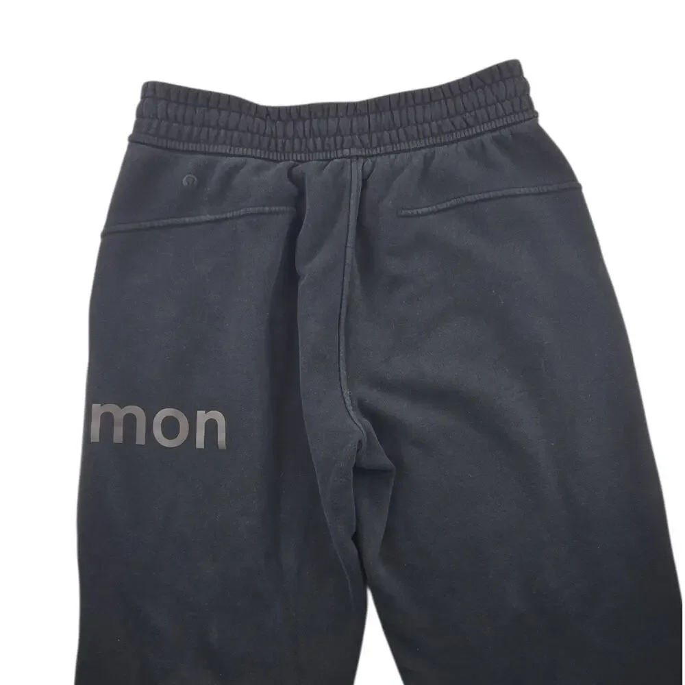 Lululemon | Black Loungeful High-Rise Graphic Jogger | Size 6